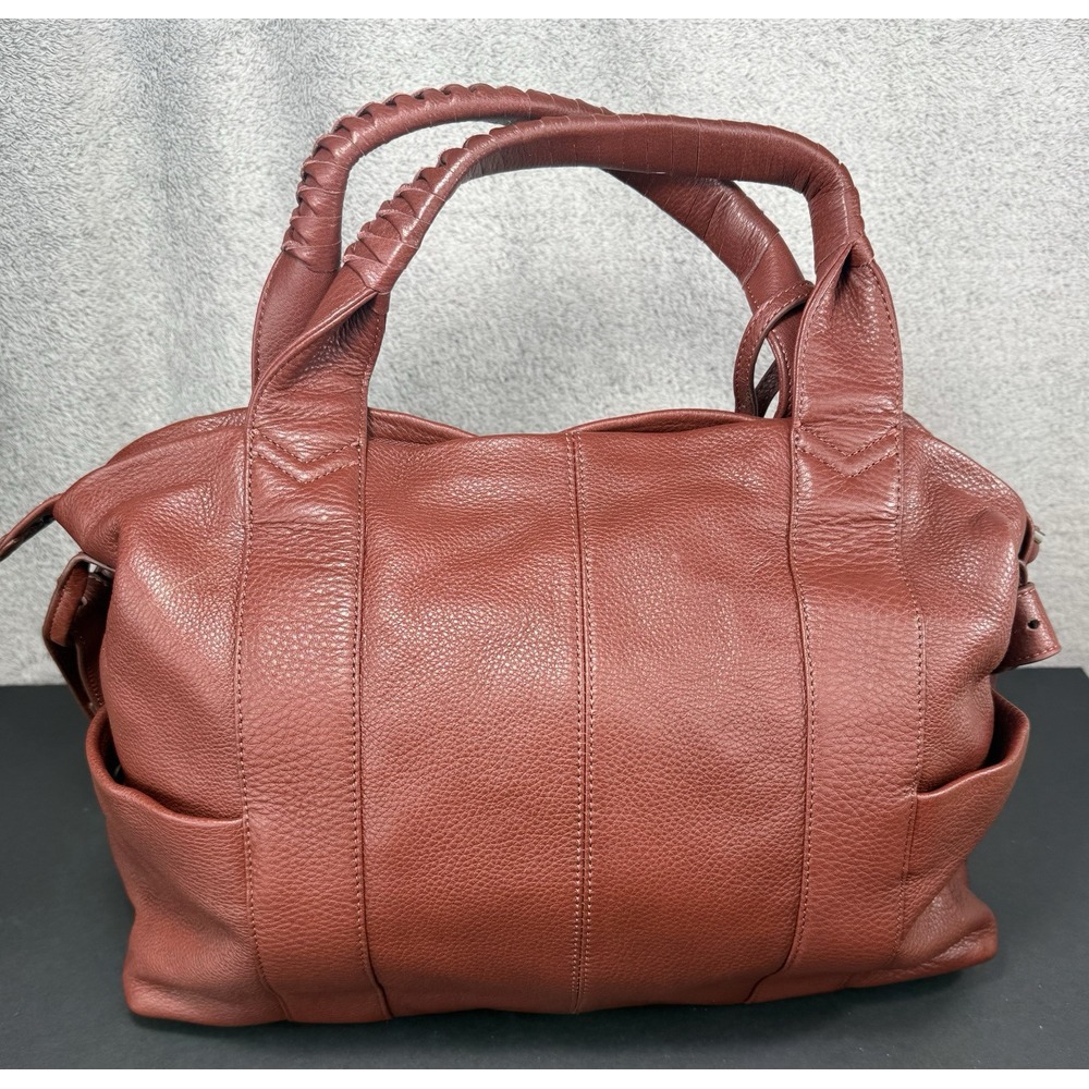 Aimee Kestenberg Suzie Large Convertible Satchel Leather Handbag Purse Bag - Picture 5 of 16
